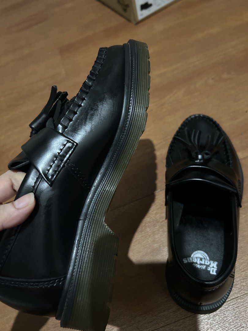 Dr. Martens Adrian Tassel Loafers (Category: Loafers) located in Manila. Submitted by youngstone.1ff280 (Listing ID 1446156802, Image 2). Description: USED ONLY ONCE, JAPAN ISSUED WITH BOX Style: Adrian * Product Code: 14573001 * Color: Black (Polished Smooth) * Material: Polished Smooth 100% Leather * Fit: Heritage Fit * Size: UK 3 / EU 36 / US Women’s 5 (US Men’s 4) .