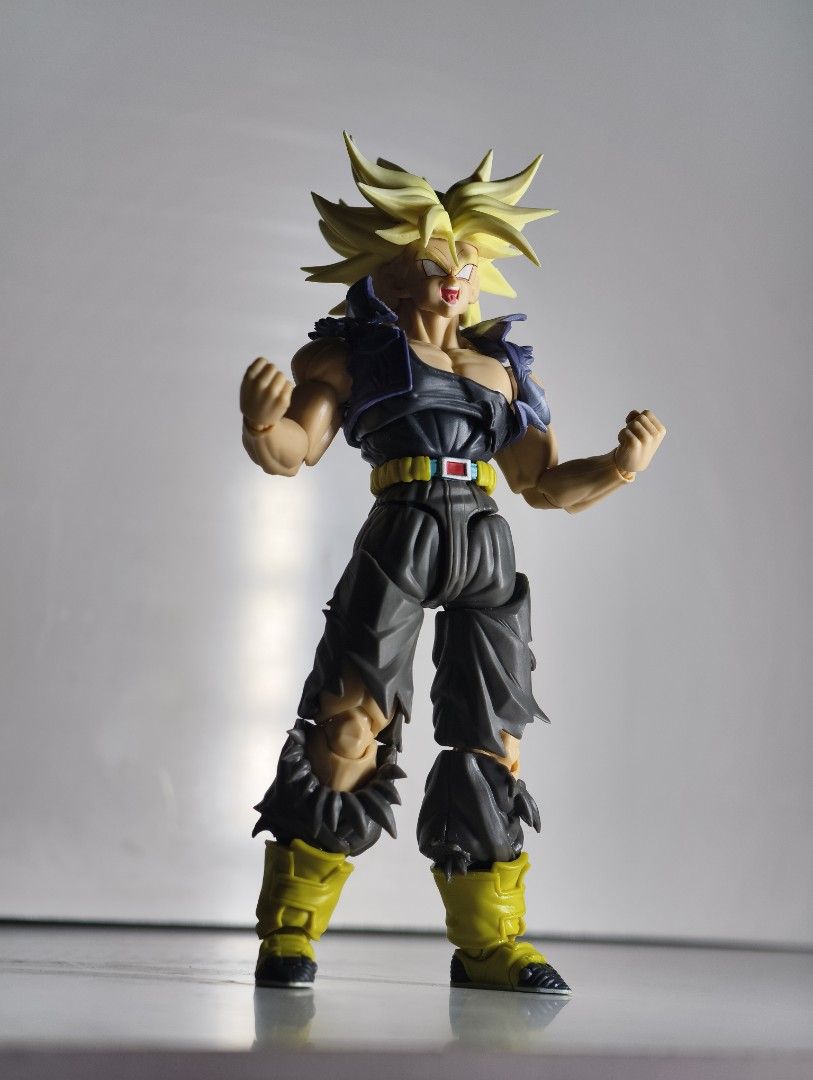Dragon Ball Z Future Trunks Action Figure (Category: Figurines & Statues) located in Caloocan City. Submitted by brolincartsph (Listing ID 1446048843, Image 1). Description: ‼️RARE‼️ Tonsen Art Toys Bojack Trunks 06B (Battle Damage Ver.) Bib Complete Nilagyan shock oil ung joints dahil super tight ng pegs/joints Novaliches Gcash/BPI/Maribank Lalamove/LBC.