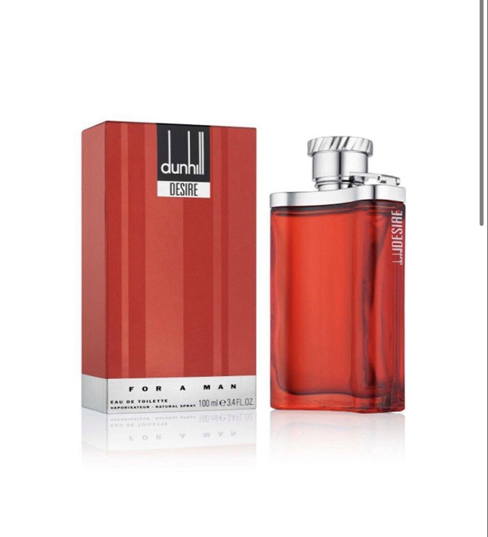Dunhill Desire Red Eau De Toilette (Category: Fragrance & Deodorants) located in Taguig. Submitted by mihox (Listing ID 1446003755, Image 1). Description: Original Dunhill London Desire Red Eau De Toilette For Men 3.4FL. OZ/100 ml With box and in like new condition. 98% full.