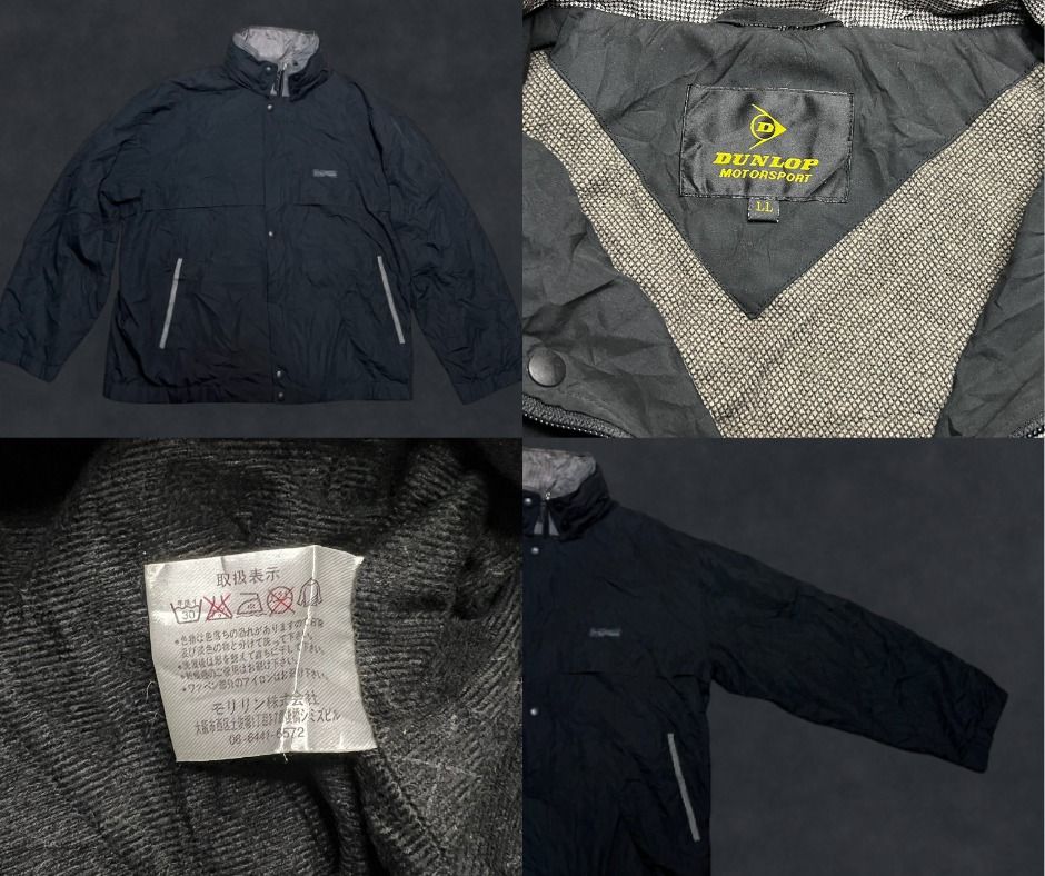 Dunlop Motorsport Jacket LL Black (Category: Coats, Jackets and Outerwear) located in Caloocan City. Submitted by sunreii (Listing ID 1446071865, Image 1). Description: Dunlop Track Jacket (In inches ) Condition 9.5/10 Width: 24 Length: 25.5 Mine: 700 Shipping costs should be covered by the buyer. *Since you are working with used things, keep your expectations in check. Due to lighting, color may vary, some may need washing, and minor faults must