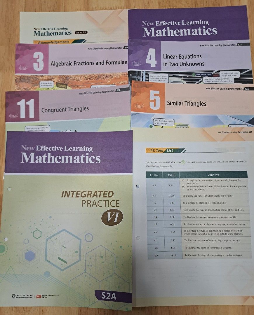 F2 MATH （分類：教科書）位於 Hong Kong。 由 c7ydy9 提交（商品編號 1446069903，圖片 3）。簡介： 一頁都冇做過 缺少Ch.1 2 其他齊 p.3 ：有嘅exercise。