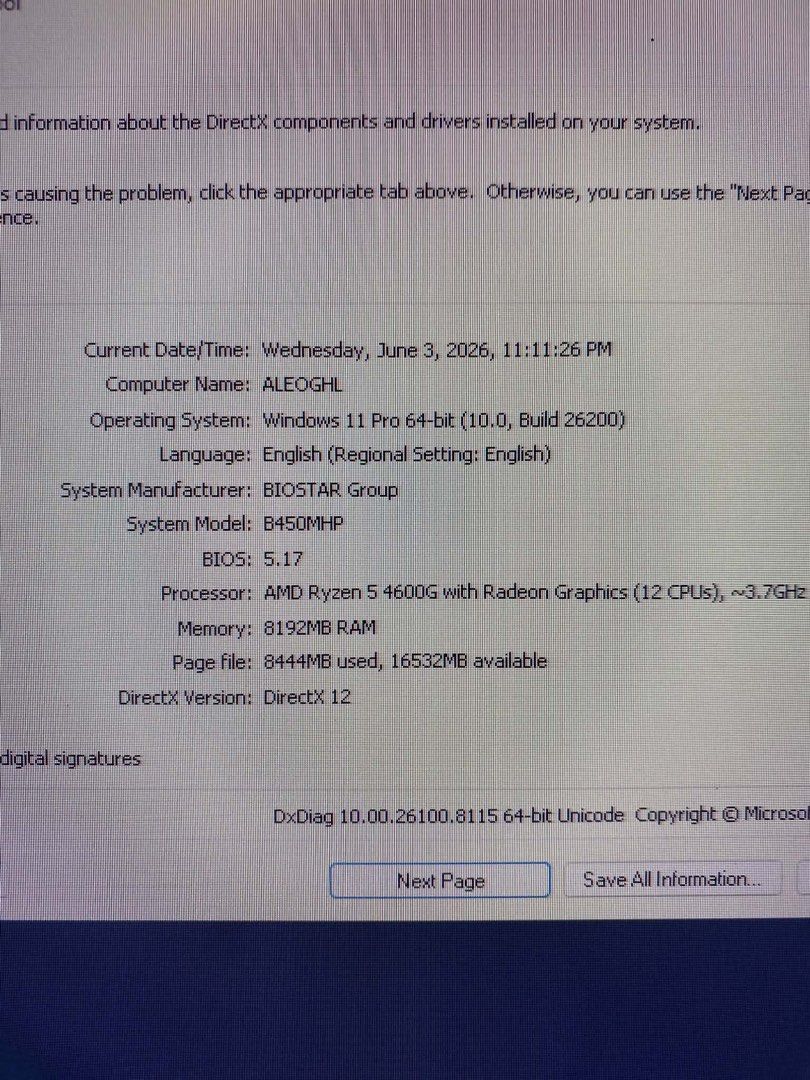 Gaming PC (Category: Desktops) located in Manila. Submitted by ishyy_ (Listing ID 1446132486, Image 3). Description: - 13k nego System unit only - 17k whole pc negotiable *AMD Ryzen 5 4600G * NVIDIA GTX 750 * BIOSTAR B450M Motherboard * 8GB DDR4 3200MHz RAM * 512GB Whalekom SSD * YGT TOP ONE 750W PSU * InPlay Meteor O3 White Case * 4x RGB Fans * NexIon GL-120 Cooler (sold separately) hailan 75hz Logitech Logitech G Pro X Superlight Red Dragon mic