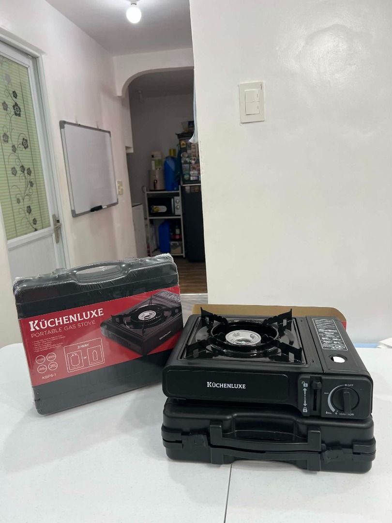 Gas Stove Portable - Kuchenluxe (Category: Food Organization & Storage) located in Manila. Submitted by entiretyph (Listing ID 1446101692, Image 2). Description: Kuchenluxe Portable Gas Stove 🔥 Powerful, Compact, and Perfect for Everyday Cooking Anywhere! 🔥 Cook with ease wherever you are using the Kuchenluxe Portable Gas Stove. Designed for convenience and reliability, this single-burner gas stove delivers strong and consistent flame performan