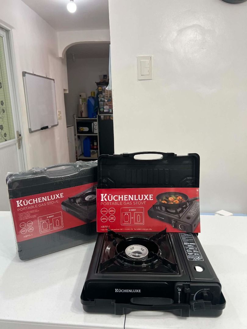 Gas Stove Portable - Kuchenluxe (Category: Food Organization & Storage) located in Manila. Submitted by entiretyph (Listing ID 1446101692, Image 3). Description: Kuchenluxe Portable Gas Stove 🔥 Powerful, Compact, and Perfect for Everyday Cooking Anywhere! 🔥 Cook with ease wherever you are using the Kuchenluxe Portable Gas Stove. Designed for convenience and reliability, this single-burner gas stove delivers strong and consistent flame performan