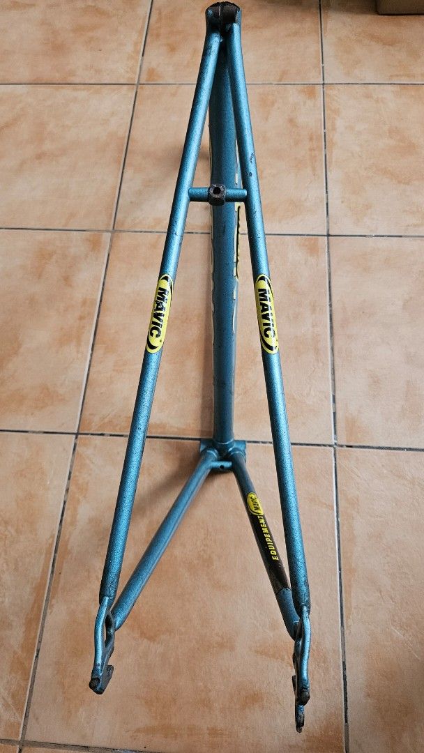Gitane Road bike Frame (Category: Bicycles) located in Quezon City. Submitted by oldbridgecycles (Listing ID 1446062703, Image 3). Description: - Vintage Gitane road bike frame - Size 52st, 54tt ....good condition, no dents.