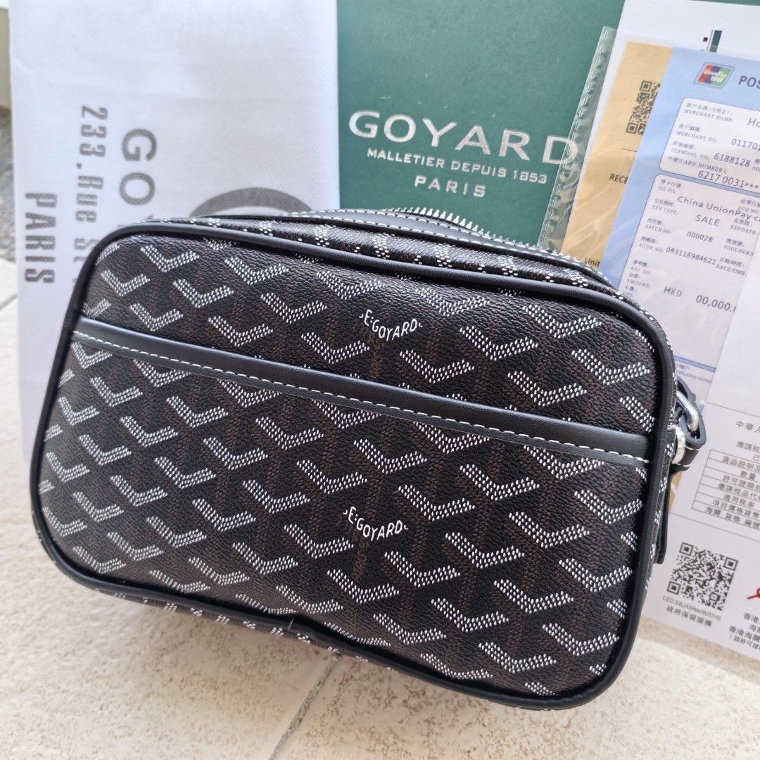 Goyard CapVert Crossbody Bag Black (Category: Sling Bags) located in Pasig City. Submitted by j.ownerss (Listing ID 1446060405, Image 2). Description: FOR SALE‼️ GOYARD CAP VERT CROSSBODY BAG‼️ ₱800 ONLY Black in color Crossbody/Sling Bag With Box With Dustbag Condition: Brand new Pickup: Allegra Garden Place Pasig Delivery via lalamove courier, strictly payments first thru GCash or MariBank Can also do via J&T courier DM if interested‼️.