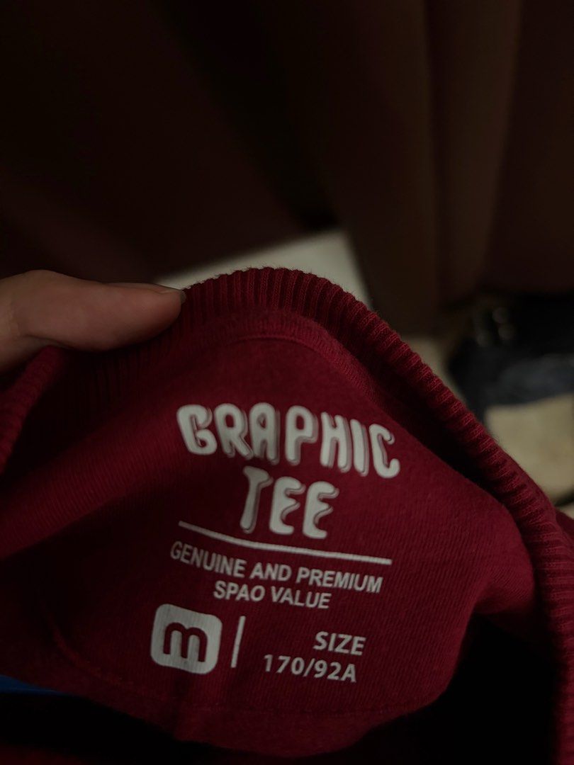 Harry Potter Red Sweater / Sweatshirt (Category: Longsleeves) located in Muntinlupa City. Submitted by buuttercup (Listing ID 1446161957, Image 3). Description: Red Harry Potter graphic tee sweatshirt purchased from Spao Korea No flaws! Fabric is not thin - Wand designs on the back - Small logo on the front - Size M (170/92A).