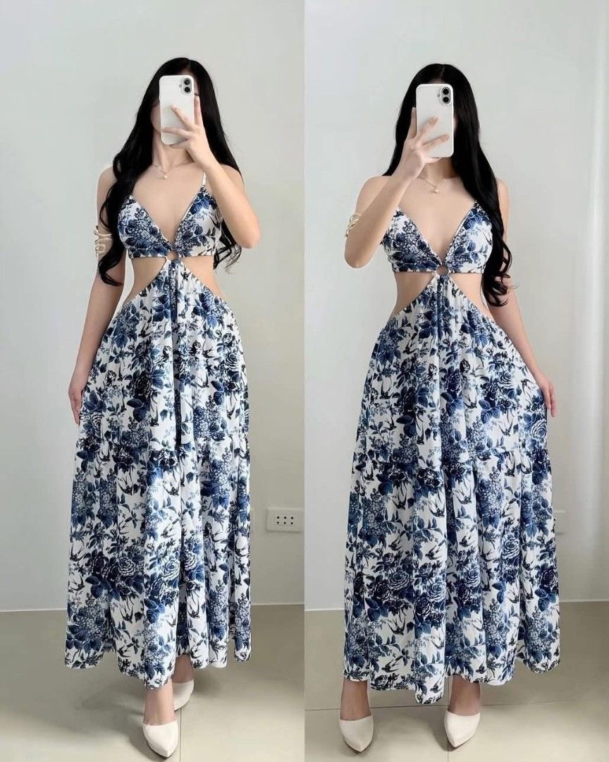 HYACINTH PADDED MAXI DRESS (Category: Dresses) located in Cainta. Submitted by agirlnamedkatkatII (Listing ID 1446022524, Image 1). Description: HYACINTH PADDED MAXI DRESS P320.00 FREESIZE CAN FIT FROM SMALL-LARGE FABRIC: SOFT CREPE FABRIC NOTE: PLEASE PROVIDE 2ND AND 3RD COLOR OPTIONS.