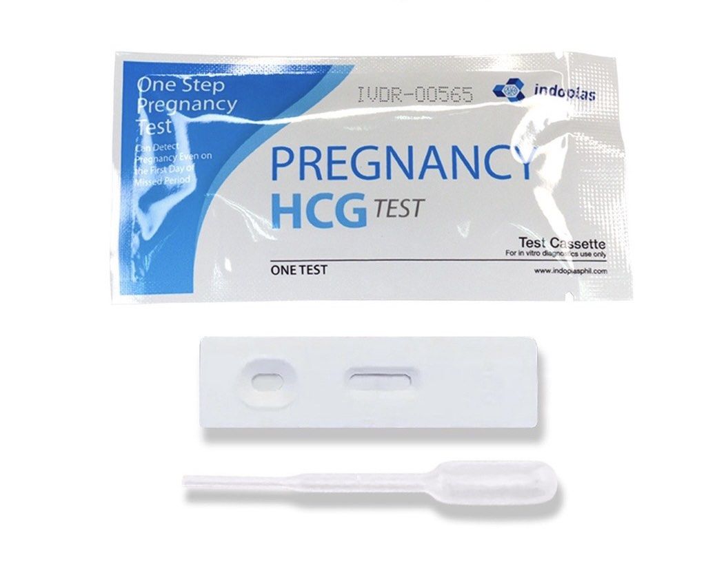 Indoplas One Step Pregnancy HCG Test Cassette (Category: Medical Supplies & Tools) located in Quezon City. Submitted by eleventwelveph (Listing ID 1446120749, Image 1). Description: - Brand: Indoplas - Model: IVDR-00565 - Type: One-step pregnancy test kit - Early Detection: Detects pregnancy on the first day of your missed period - Contents: Includes 1 test cassette and 1 dropper - Usage: For in vitro diagnostic use only (home testing) 2 pcs avai