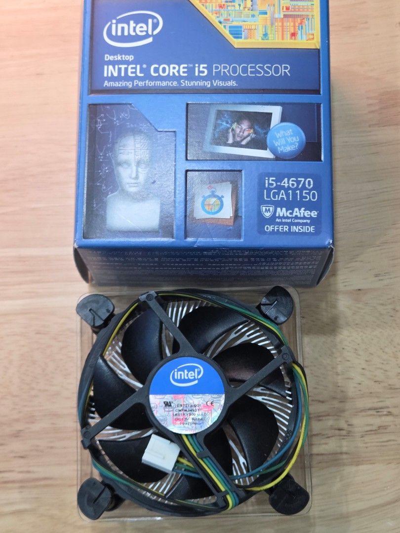 Intel Core i5-4670 LGA1150 CPU Cooler with Box