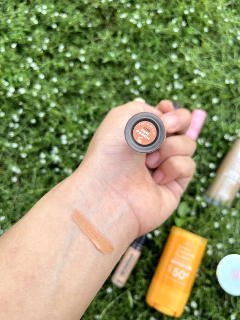 Issy Under-Eye Brightening - Tan Peach (Category: Makeup) located in Lingayen. Submitted by kat_declutter (Listing ID 1446125351, Image 3). Description: - Issy Under-Eye Brightening Fluid -Only used thrice (i have strokes peach corrector) - Shade: Tan Peach - Ideal for: Tan to tan-deep skin tones - Benefits: Brightens under-eye area, conceals dark circles, provides a refreshed look - Condition: Swatched on arm to show shade - Features: Comes with