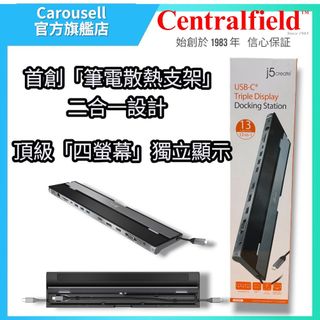 j5create JCD543 (13-in-1 Multi-function Docking Station)505089083342202880