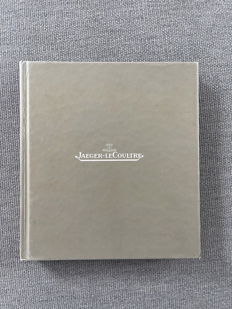Jaeger-LeCoultre Watch Book (Category: Luxury Watches) located in Quezon City. Submitted by fabfabuys (Listing ID 1446049204, Image 1). Description: - Coffee table book dedicated to Jaeger-LeCoultre watches. - Showcases beautiful photographs of their exquisite timepieces. - Explores a variety of models and designs. - An ideal addition for watch enthusiasts and collectors. - Foxing on first page.