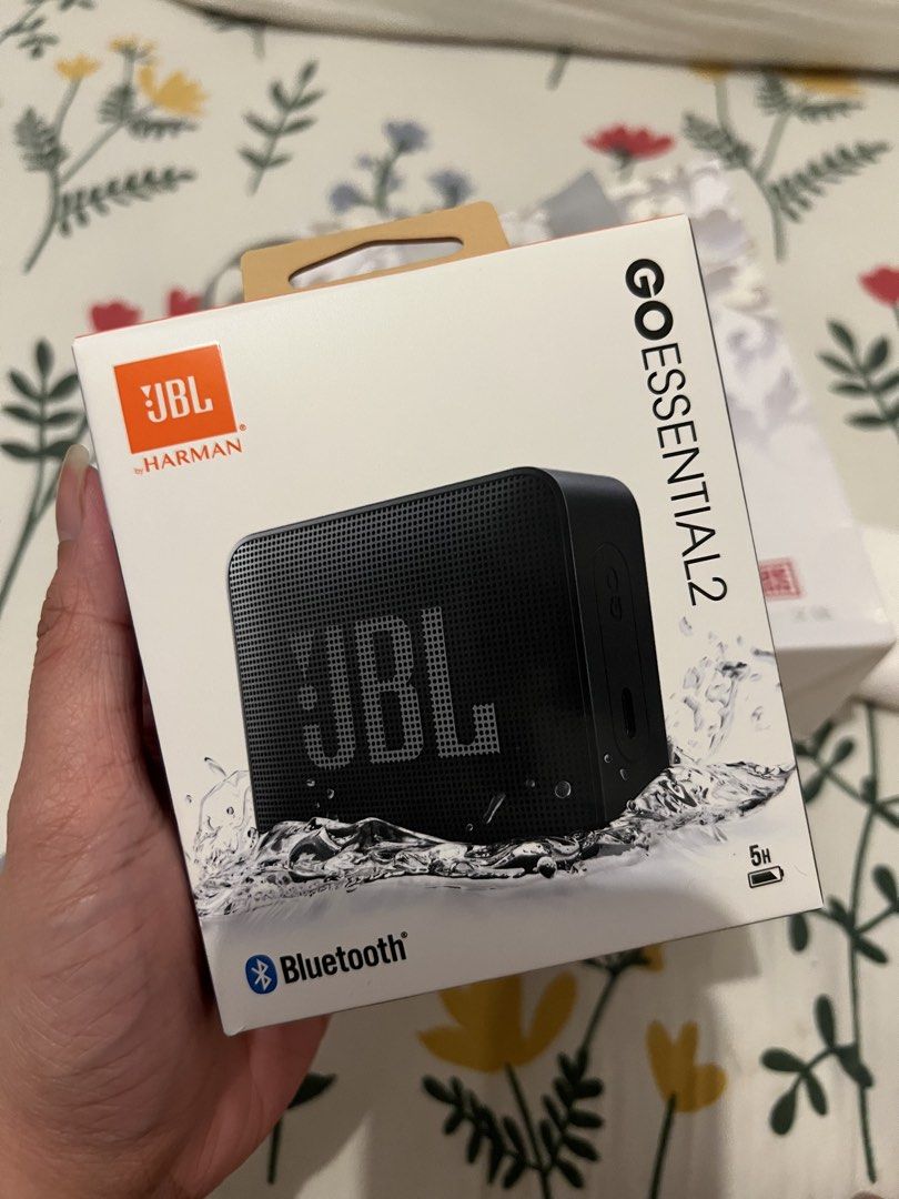 JBL GO Essential 2 Bluetooth Speaker (Category: Soundbars, Speakers & Amplifiers) located in Pasig City. Submitted by pabsssssssssss (Listing ID 1446154838, Image 1). Description: - Grab and go JBL speaker - Waterproof and dustproof - 5 hours of playtime - Bluetooth connectivity - Compact and portable - Great JBL sound quality brandnew opened only for checking fixed price buyer shoulders shipping fee.