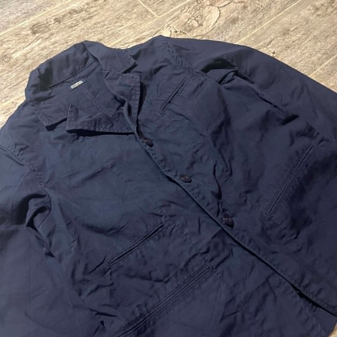 Journal Standard Single Breasted Blazer (Navy Blue) (Category: Coats, Jackets and Outerwear) located in Manila. Submitted by spo0ky.archives (Listing ID 1446090758, Image 2). Description: Width 18 Length 25 .