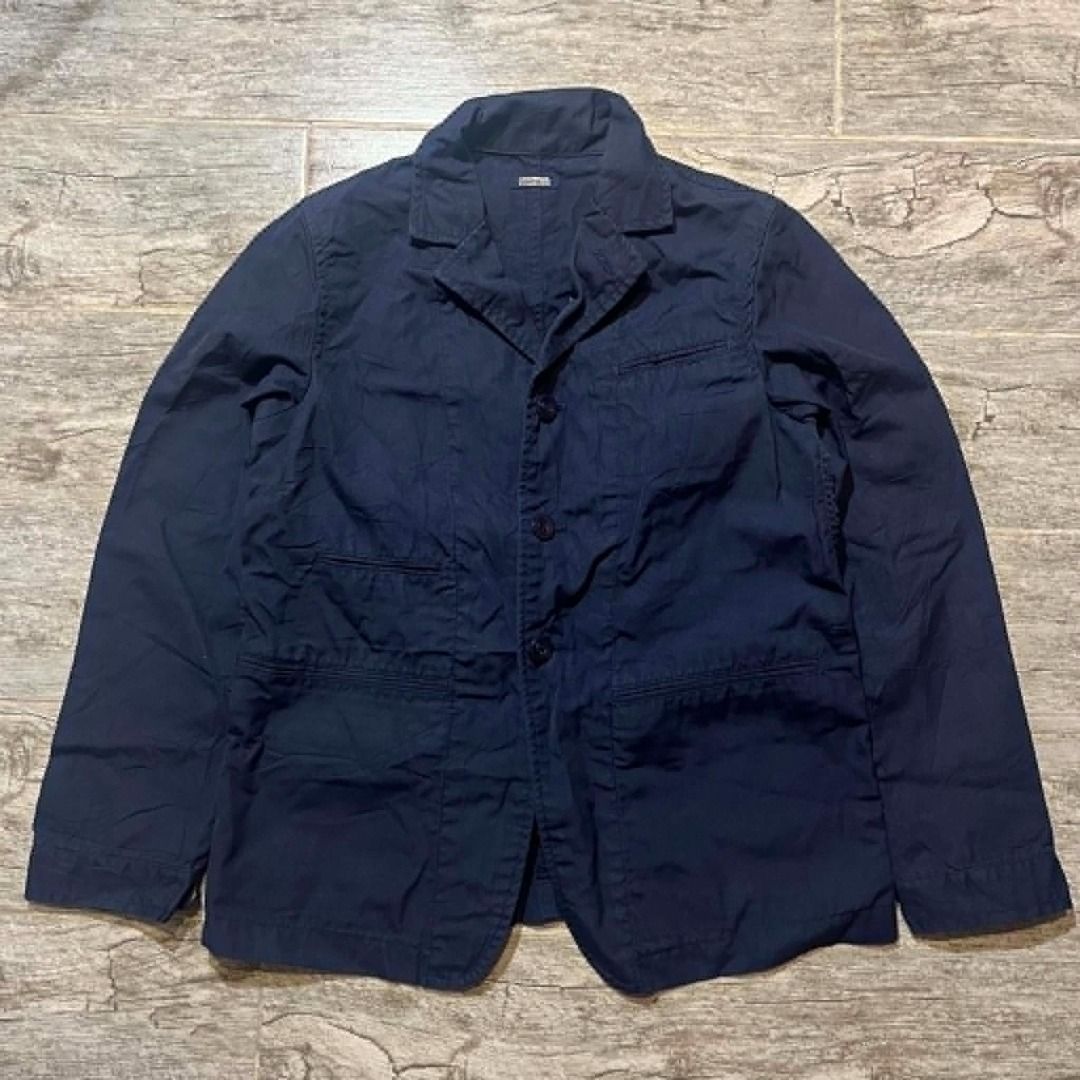 Journal Standard Single Breasted Blazer (Navy Blue) (Category: Coats, Jackets and Outerwear) located in Manila. Submitted by spo0ky.archives (Listing ID 1446090758, Image 1). Description: Width 18 Length 25 .