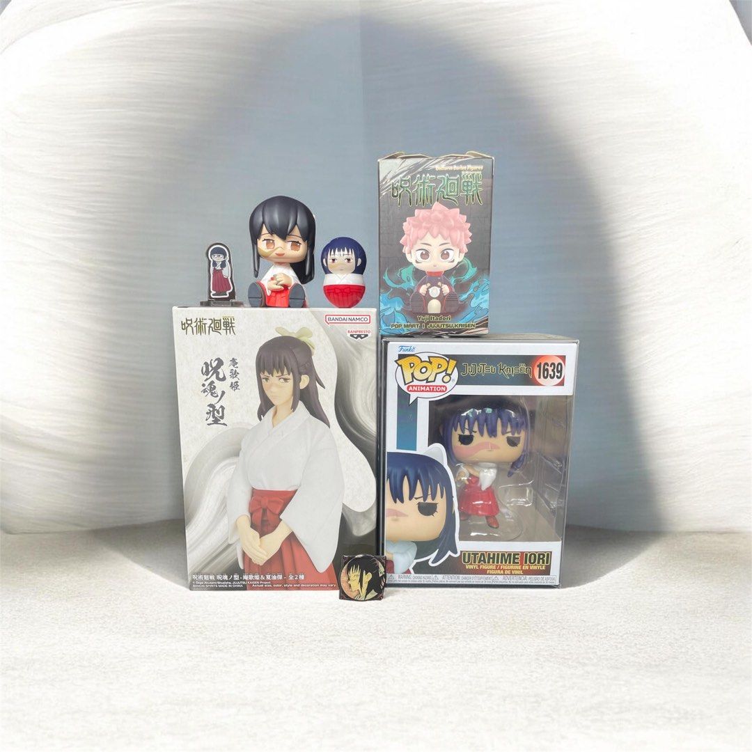 Jujutsu Kaisen: Utahime (Figure and merch) (Category: Figurines & Statues) located in Quezon City. Submitted by khyden_cho (Listing ID 1445996956, Image 1). Description: Jujutsu Kaisen: Utahime (Figure and merch) 200-800 - Authentic from Japan - Onhand Loc: Quezon City (Anonas) MOP: Gcash MOD: Lalamove, J&T, Flash, LBC.