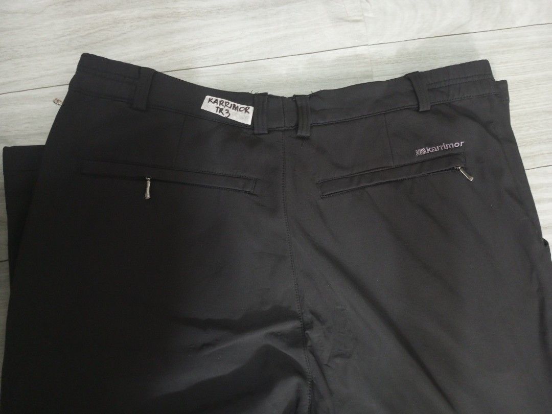 Karrimor Black Hiking Pants Size 36 (Category: Other Bottoms) located in Gasan. Submitted by AngeliqueKaye (Listing ID 1446029132, Image 3). Description: - Brand: Karrimor - Color: Black - Size: 36 waist, 119cm hip - Ideal for outdoor activities - Comfortable fit - Zippered pockets for secure storage - Feel free to ask any questions!.