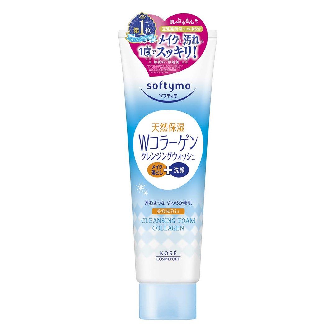 KOSE SOFTYMO CLEANSING FOAM COLLAGEN (Category: Face Care) located in Pasig City. Submitted by nakamuraka (Listing ID 1446106292, Image 1). Description: •Brand New •Kose Softymo Cleansing Foam with Collagen •190g •Maintains skin elasticity and promotes healthy tissue formation •Speeds up scar healing for a flawless complexion •Suitable for all skin types •Leaves skin feeling soft and supple •Made in Japan.
