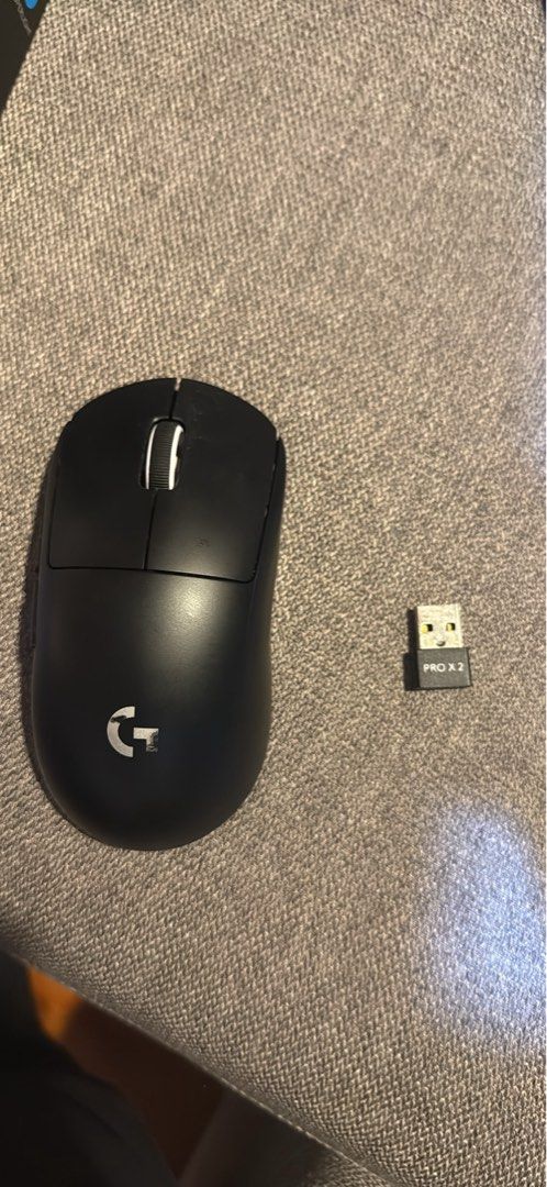 Logitech G Pro X Superlight 2 (Category: Mouse & Mousepads) located in Mandaluyong City. Submitted by jelroh (Listing ID 1446087652, Image 3). Description: Selling my Logitech G PRO X Superlight 2. Purchased in New York. The mouse is fully functional with no issues and has been well taken care of. Included: • Logitech G PRO X Superlight 2 mouse • Original LIGHTSPEED USB receiver • Original box Notes: • The USB receiver extension adapter is curren