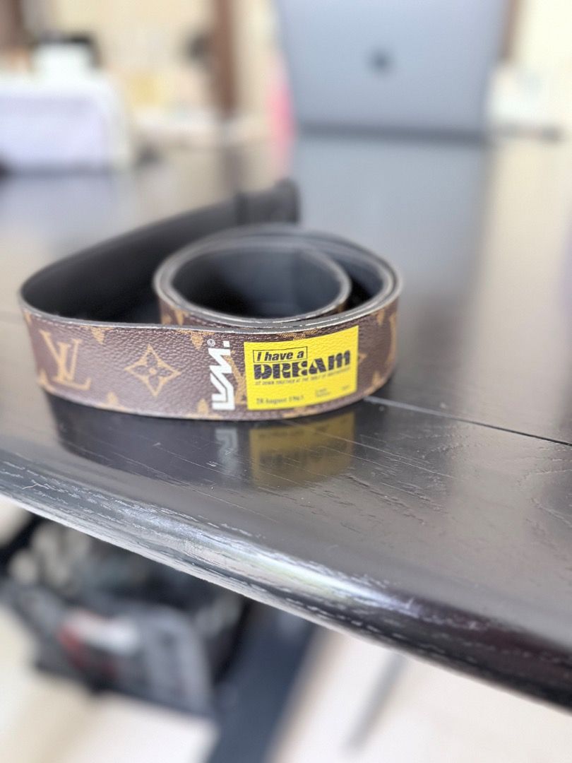 Louis Vuitton LV Initiales Belt Monogram Logo Story (Category: Luxury Accessories) located in Muntinlupa City. Submitted by silentfire.13aadb (Listing ID 1446029547, Image 3). Description: length 45.5".