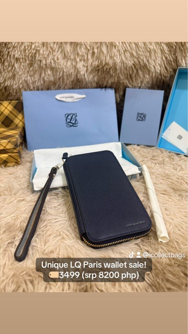 LQ Paris wristlet zippered long wallet (Category: Wallets & Card holders) located in Makati City. Submitted by icollectpo (Listing ID 1446044833, Image 1). Description: .