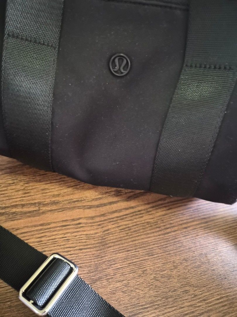 Lululemon Knit Nylon Mini Barrel Duffle Bag 5L (Category: Luxury Bags & Wallets) located in Manila. Submitted by fasyon (Listing ID 1446011860, Image 2). Description: Authentic Lululemon bag. Purchased in Chicago June 2025. In excellent overall condition with signs of wear from normal use. Some light lint/fuzz and minor fabric marks due to use and storage (please refer to photos). No tears, holes, or major flaws. With Lululemon shopping bag..