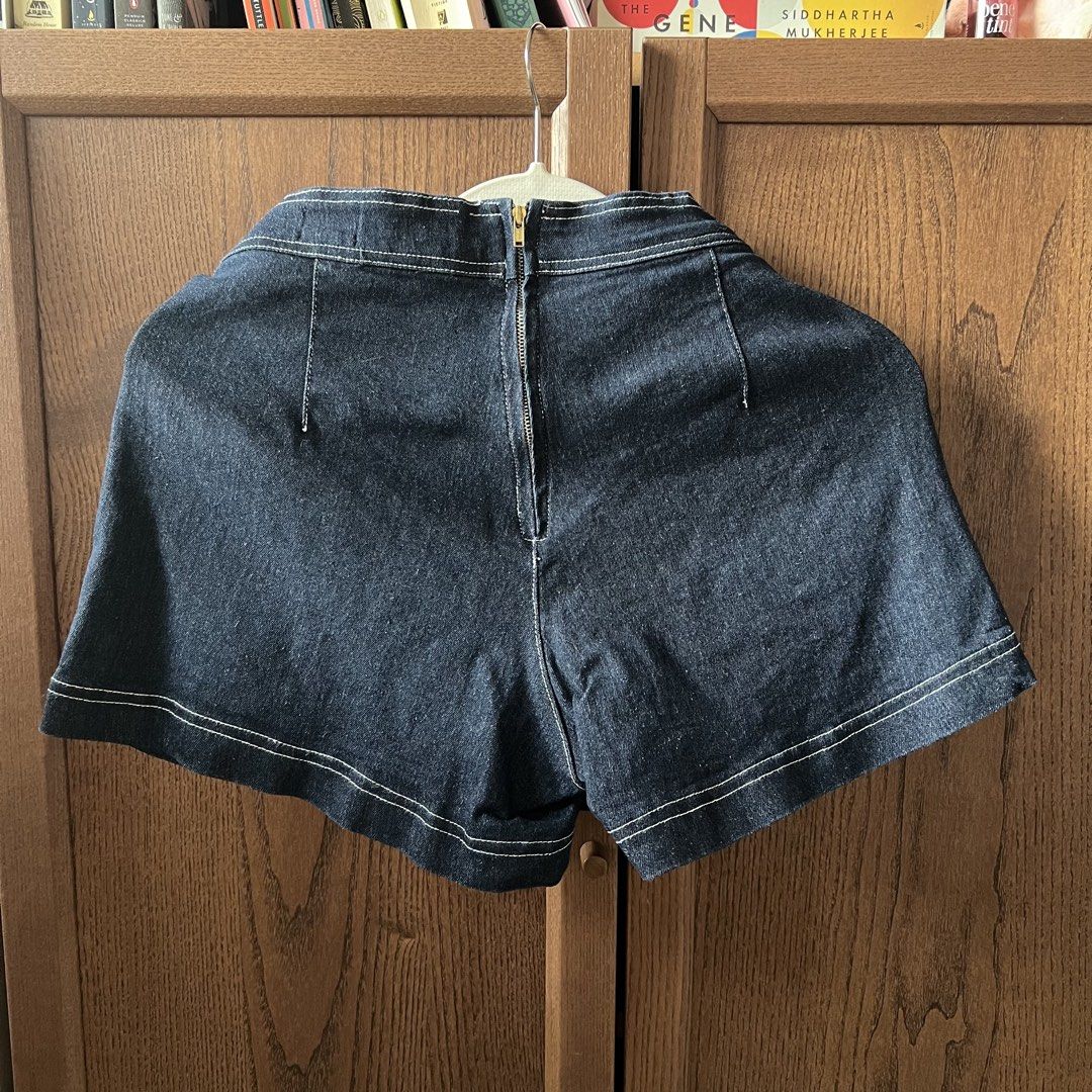 Miu The Label Rodeo denim mini skort (Category: Skirts) located in Makati City. Submitted by fifoaway (Listing ID 1446080673, Image 3). Description: .