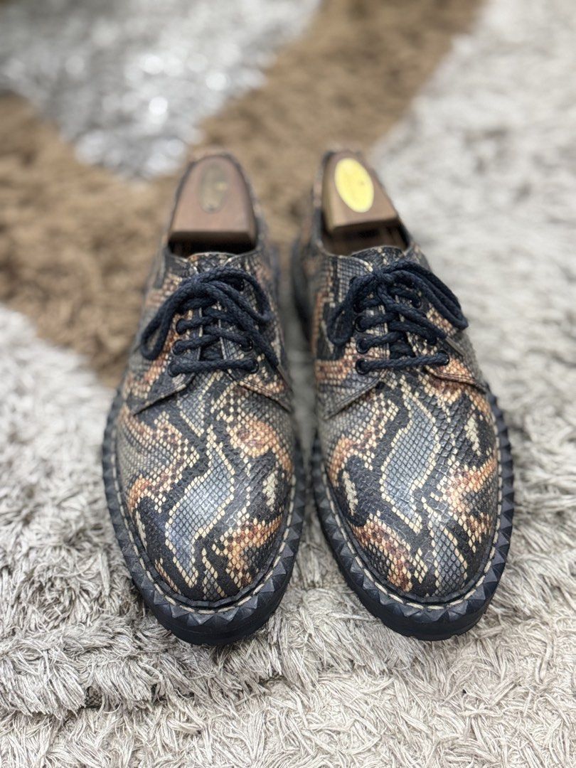 MMY SNAKESKIN DERBY SHOES (Category: Casual Shoes) located in Manila. Submitted by visvim24 (Listing ID 1446028688, Image 3). Description: sz 25 fits 8-8.5.