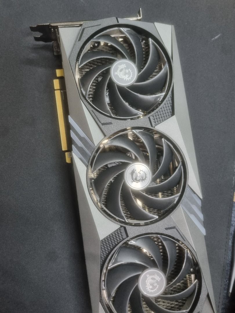 MSI GeForce RTX Graphics Card RTX 4070 12gb MSI GAMING X Trio