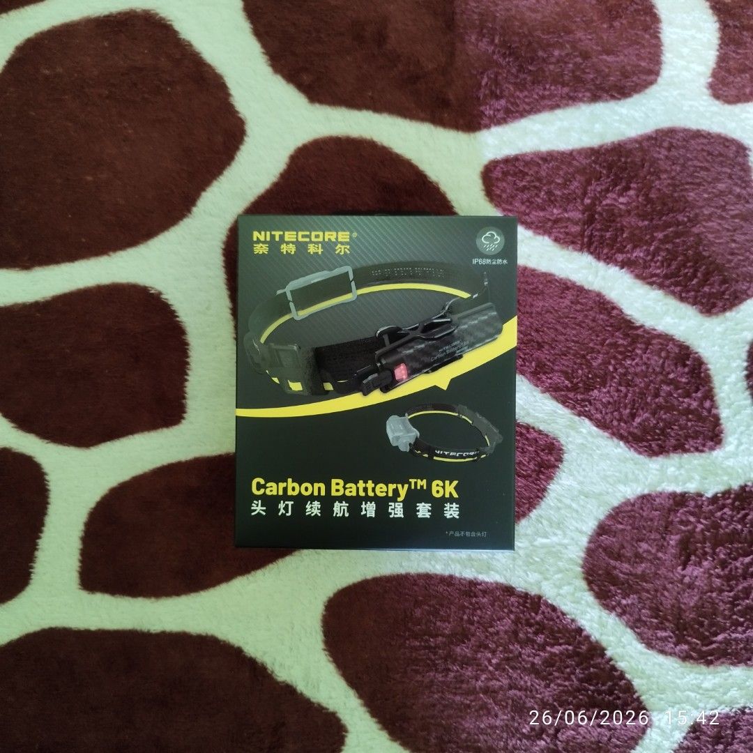 Nitecore Carbon Battery 6K (Category: Batteries & Power Banks) located in Malolos. Submitted by raffyongleo (Listing ID 1446057083, Image 1). Description: Location: Malolos Bulacan Brand new Nitecore Carbon Battery 6K.