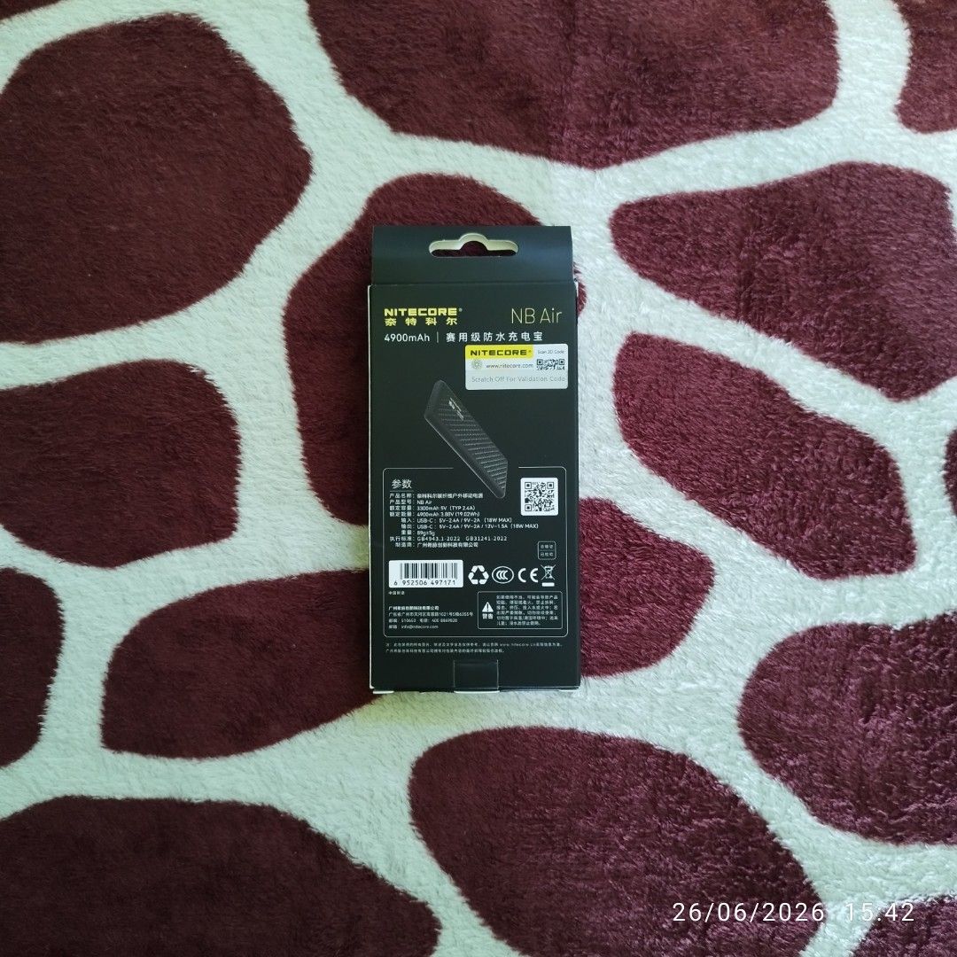 Nitecore NB Air (Category: Batteries & Power Banks) located in Malolos. Submitted by raffyongleo (Listing ID 1446056642, Image 2). Description: Location: Malolos Bulacan Brand new Nitecore NB Air.