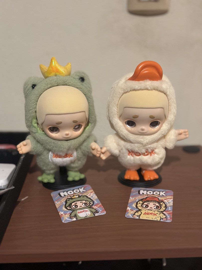 Nook Plush Pendant Bundle (Category: Designer & Blind Box Toys) located in Taguig. Submitted by jujupops (Listing ID 1446140500, Image 1). Description: Nook Plush Pendant Bundle 1K Bundle Crocodile and Duckling With card only. Just displayed. Mint condition. Location: BGC.
