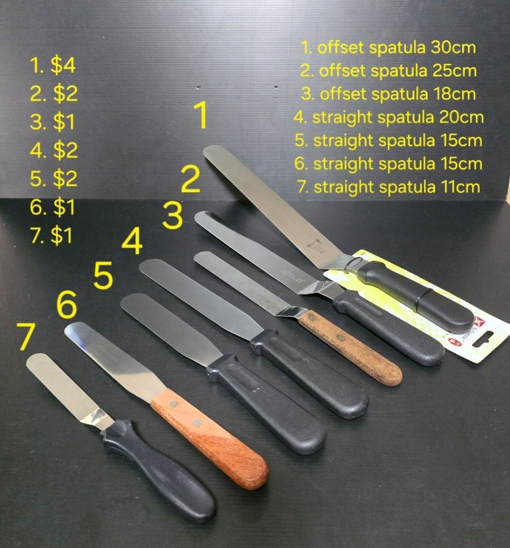 Offset/Straight Spatulas for Baking (Moving out Clearance sale)