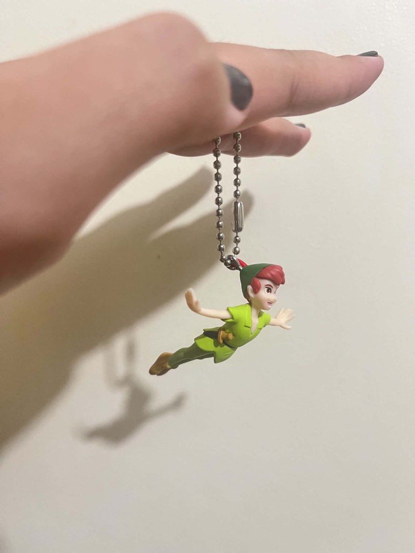 Peter Pan Gachapon Figuring Keychain Original from JAPAN (Category: Everything Else Others) located in Las Pinas. Submitted by TWMall (Listing ID 1445995801, Image 2). Description: Selling this for only ₱400! Got a duplicate of this so selling both for ₱500 if you get both :) Decluttering! Dm me if interested .
