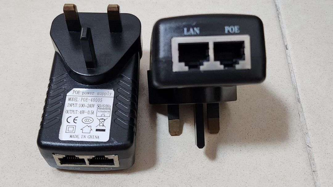 POE Power Supply Injector Adapter UK Plug493109403001835521