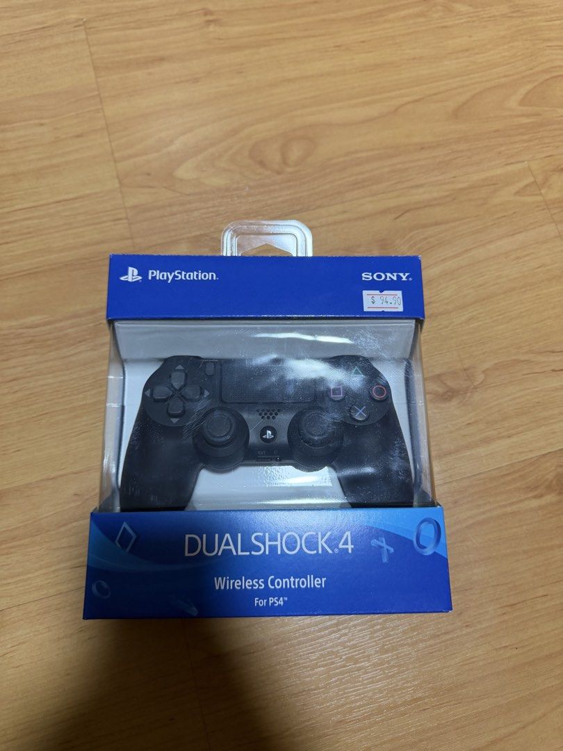 PS4 Controller (Category: Controllers) located in Singapore. Submitted by usernamenotfounded (Listing ID 1446106668, Image 1). Description: - Original Sony DualShock 4 wireless controller - Color: Black - Condition: Brand new in original packaging bought from gamewerkz but never use..