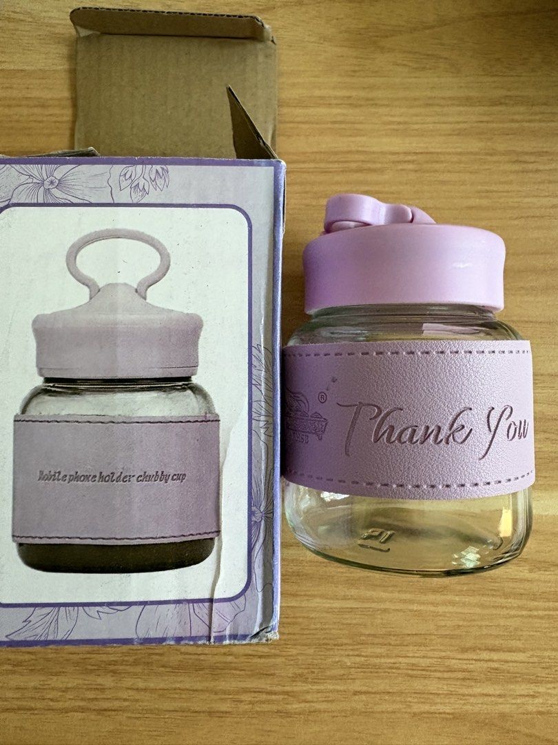 Purple Glass Small Bottle Jar492927602981621761