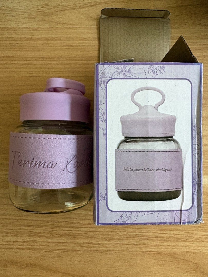 Purple Glass Small Bottle Jar492927602981621760