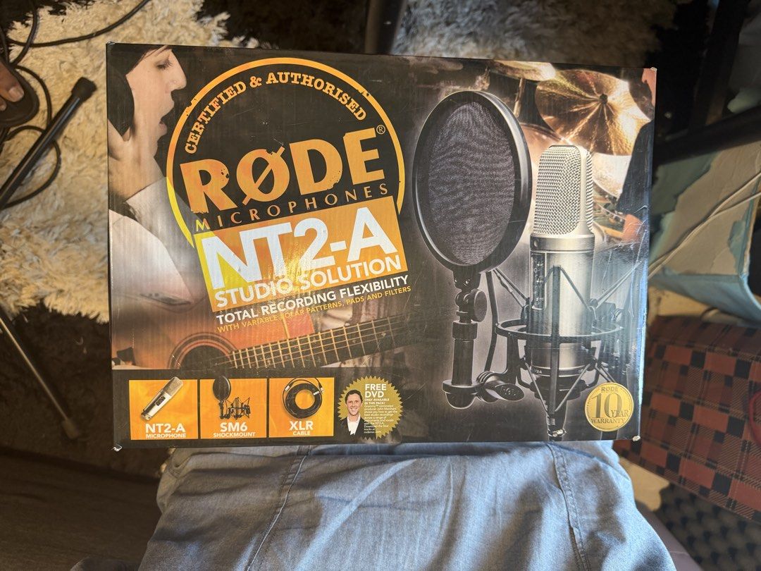 Røde NT2-A Studio Solution Pack | Complete Condenser Mic Bundle with Box493076730579537920