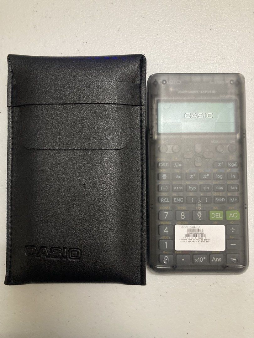 READ CAPTION❗️Casio fx-570ES PLUS Transparent Scientific Calculator (Category: Office & Business Technology) located in Taguig. Submitted by _beyyy (Listing ID 1446113006, Image 1). Description: RFS: Already bought a new one allowed for the boards PAYMENT FIRST MOP: Gcash MOD: Lalamove / J&T - Casio fx-570ES PLUS Scientific Calculator (Barely used) - Canon F-789SGA (Well used) - Includes original black Casio pouch - Good working condition - Perfe