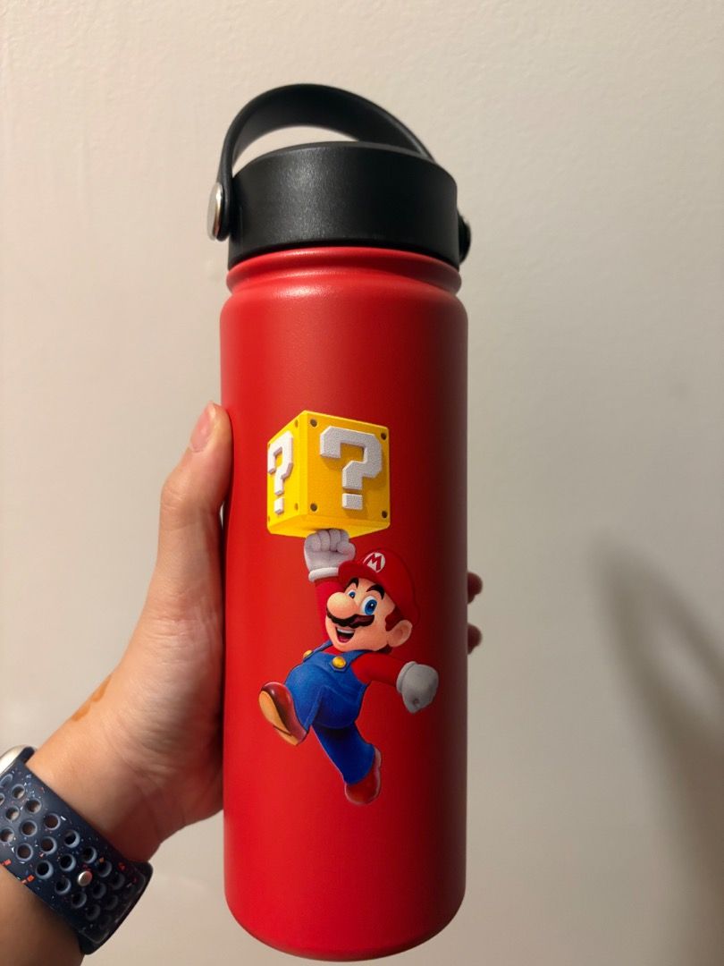 Red Flask Water Bottle Super Mario Edition493054913330565120