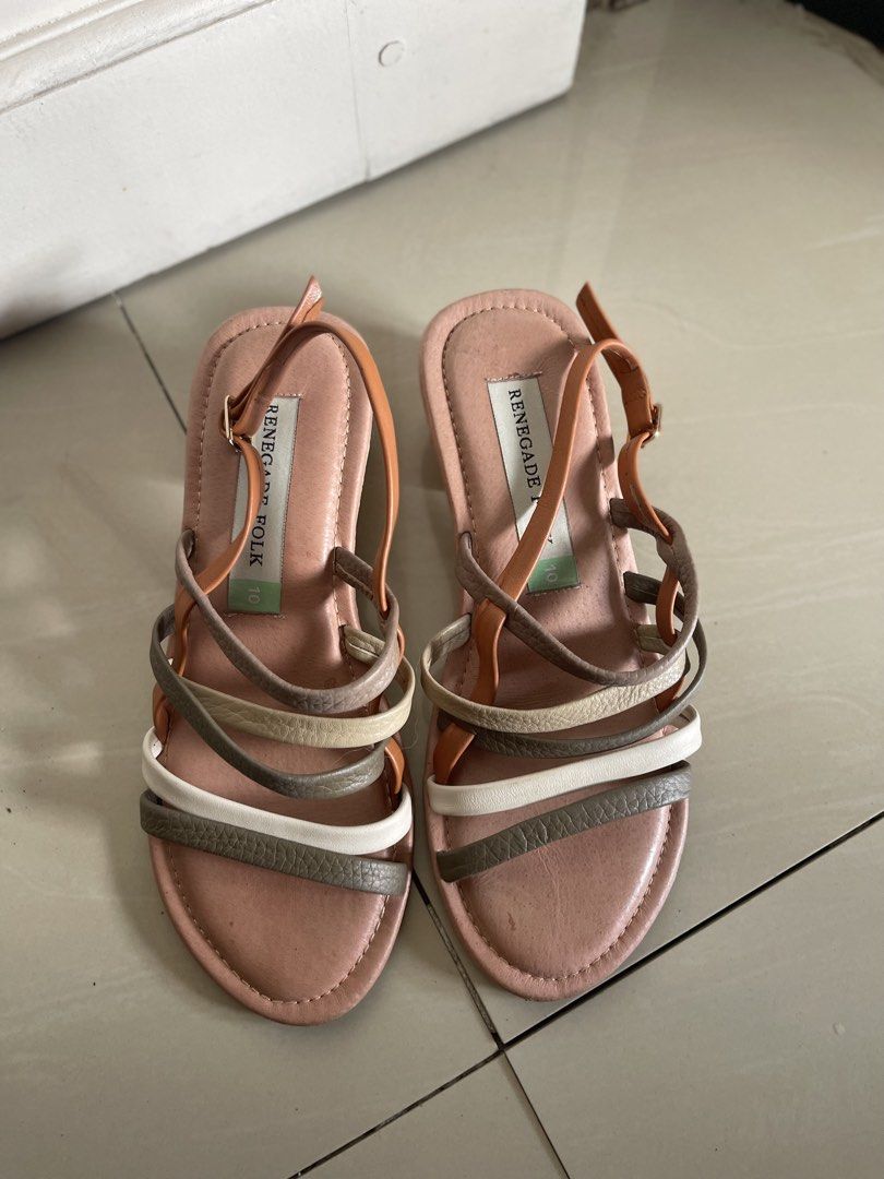 Renegade Folk Heels (Category: Flats & Sandals) located in Santa Rosa. Submitted by jaleendlal (Listing ID 1446021194, Image 1). Description: Can fit size 9 to 10 😊.