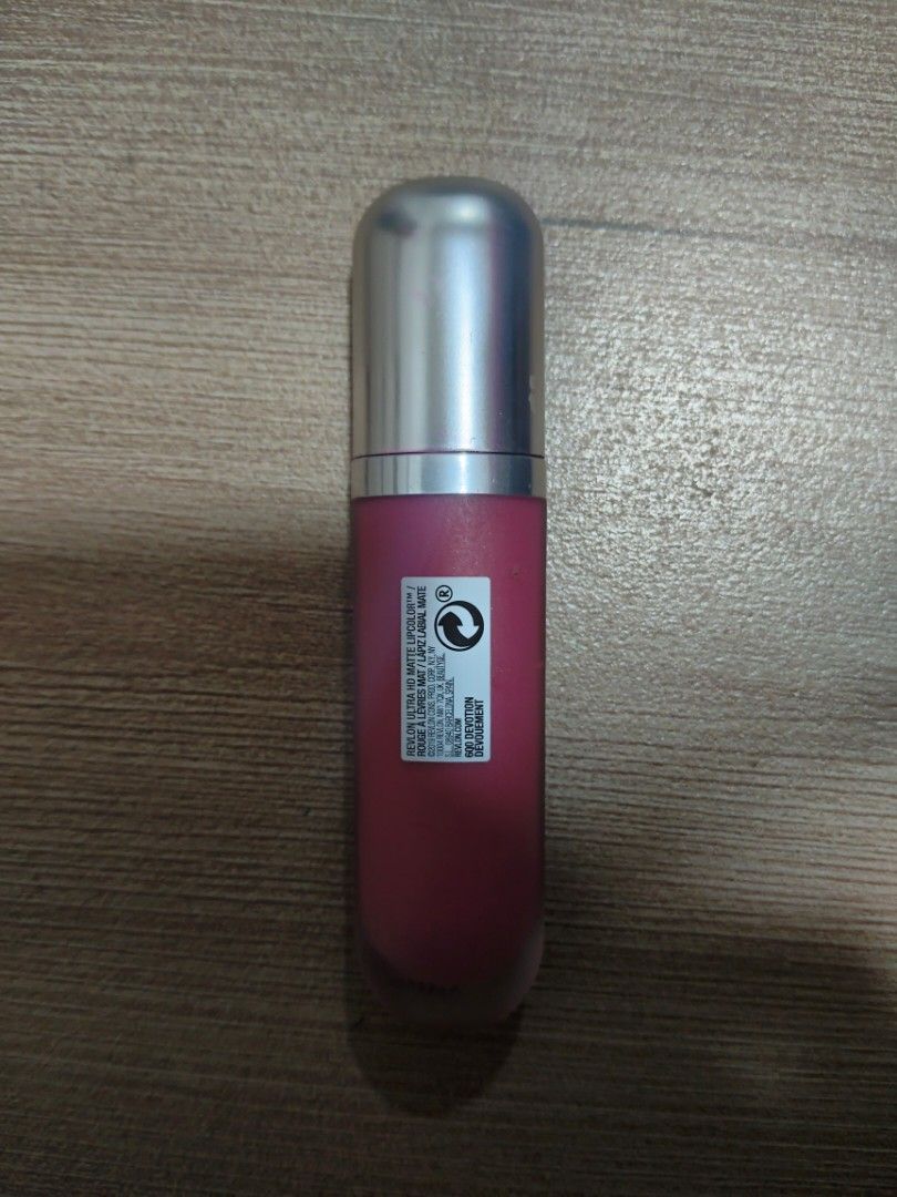 Revlon Ultra HD Matte Lipcolor 600 devotion devouement (Category: Makeup) located in Manila. Submitted by tyrapple (Listing ID 1446016837, Image 2). Description: - Revlon Ultra HD Matte Lipcolor - Achieve a smooth matte finish - Lovely pink shade - Versatile for everyday or evening looks - A must-have popular lip color.