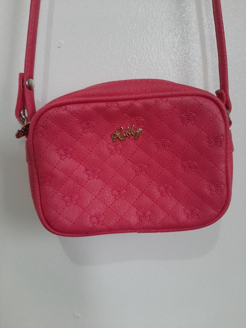 Robby Rabbit bag (Category: Babies & Kids Fashion) located in Las Pinas. Submitted by cj_e06 (Listing ID 1445988852, Image 2). Description: Robby Rabbit shoulder bag in pink color with butterflies design. size 6.5 × 5 × 2 inc. Cute and classy bag for kids..