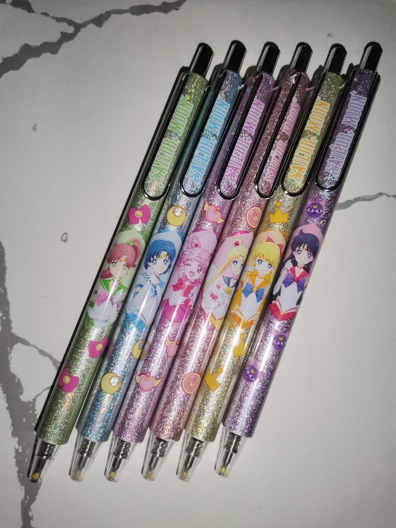 Sailor Moon Pens (Category: Stationery & School Supplies) located in Baras. Submitted by jupiter_takayama (Listing ID 1446152746, Image 1). Description: 🏷️FOR SALE!!! (ON-HAND) 💰Php500 set of 6pcs 💖 Sailor Moon Pens 💸Payment via Gcash/BDO 📦Shipping via Flash Express only 📌Shipping fee at the buyer's expense ✨Sold per set ✅Brand new ✅Payment first basis (no reservation) 💯% Legit seller (pwedeng magpa-vouch/legit check/add or follow me on FB