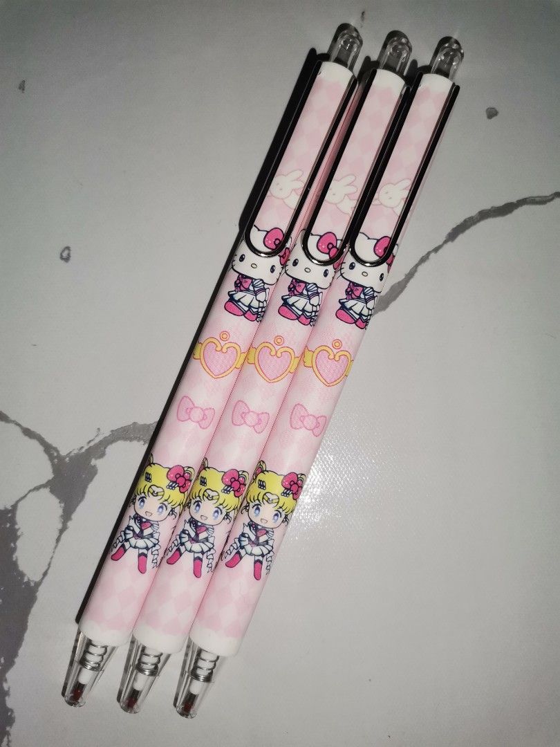 Sailor Moon Pens (Category: Stationery & School Supplies) located in Baras. Submitted by jupiter_takayama (Listing ID 1446152817, Image 1). Description: 🏷️FOR SALE!!! (ON-HAND) 💰Php250 set of 3pcs 💖 Sailor Moon Pens 💸Payment via Gcash/BDO 📦Shipping via Flash Express only 📌Shipping fee at the buyer's expense ✨Sold per set ✅Brand new ✅Payment first basis (no reservation) 💯% Legit seller (pwedeng magpa-vouch/legit check/add or follow me on FB