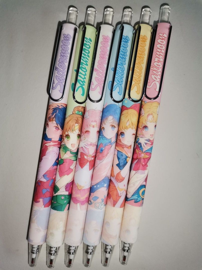 Sailor Moon Pens (Category: Stationery & School Supplies) located in Baras. Submitted by jupiter_takayama (Listing ID 1446153167, Image 1). Description: 🏷️FOR SALE!!! (ON-HAND) 💰Php500 set of 6pcs 💖 Sailor Moon Pens 💸Payment via Gcash/BDO 📦Shipping via Flash Express only 📌Shipping fee at the buyer's expense ✨Sold per set ✅Brand new ✅Payment first basis (no reservation) 💯% Legit seller (pwedeng magpa-vouch/legit check/add or follow me on FB