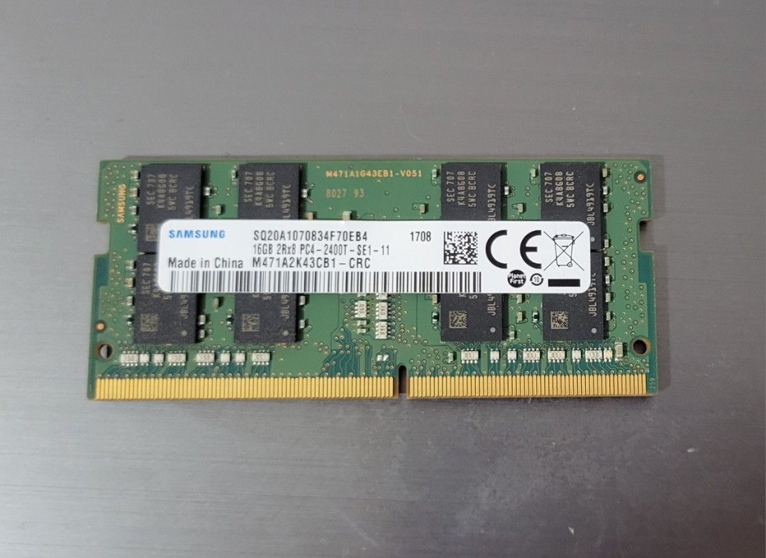 Samsung 16GB DDR4 Laptop RAM Module