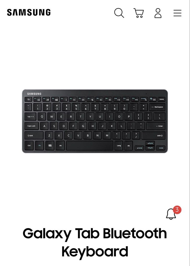 Samsung bluetooth keyboard EE-BT550492989664325816320